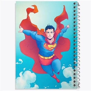 دفتر نقطه ای مهندسی 50 برگ خندالو طرح سوپرمن (Superman)