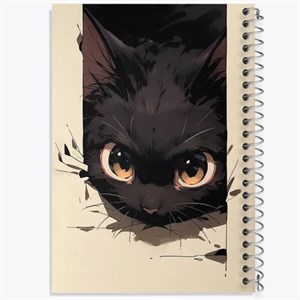دفتر لیست خرید 50 برگ خندالو طرح گربه (Cat)
