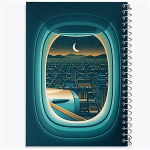 دفتر نقطه ای مهندسی 50 برگ خندالو طرح مهاجرت
