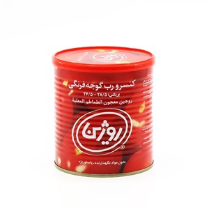 رب گوجه فرنگی روژین 800 گرم باکس 12 عددی