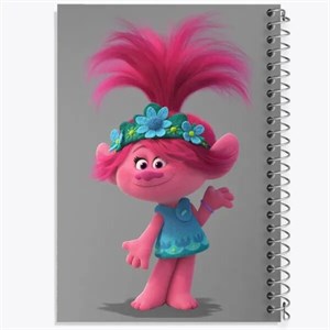 دفتر نقطه ای مهندسی 100 برگ خندالو طرح ترول ها (Trolls)