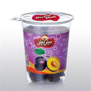 دیش دیش آلوچه لیوانی 90گرم