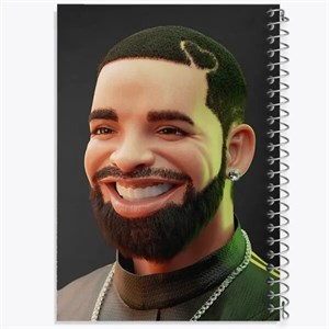 دفتر نقطه ای مهندسی 50 برگ خندالو طرح دریک (drake)