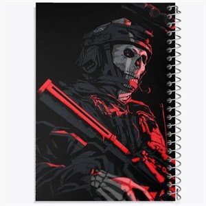 دفتر مشق 50 برگ خندالو طرح کال آف دیوتی (call Of Duty)