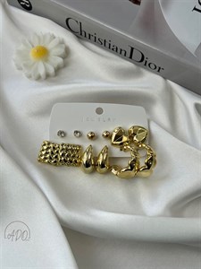پک گوشواره ۶ جفتی میخی