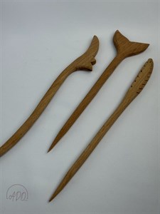سنجاق کانزاشی چوبی طرح دار  (جنس چوب درجه یک)