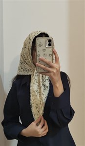 روسری سه گیپور دور دانتل کد 111