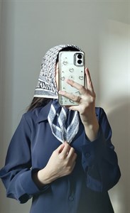 مینی اسکارف نخی طرح dior