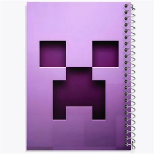 دفتر طراحی 100 برگ خندالو طرح ماینکرافت (Minecraft)