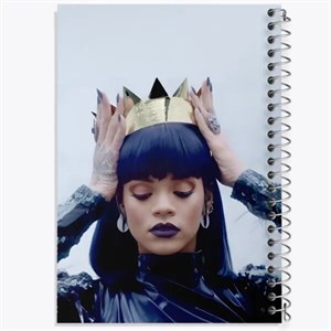 دفتر طراحی 50 برگ خندالو طرح ریحانا (Rihanna)
