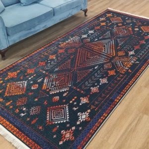 فرشینه مخمل هازان گبه تیره L362