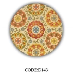 فرشینه قالیوا گرد مخمل ترک کد D143