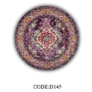 فرشینه قالیوا  گرد مخمل ترک وینتیج کد D145