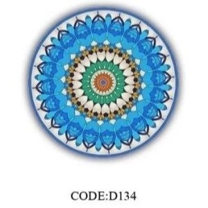فرشینه قالیوا  گرد مخمل ترک کد D134