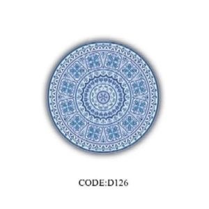 فرشینه قالیوا گرد مخمل ترک کد D126