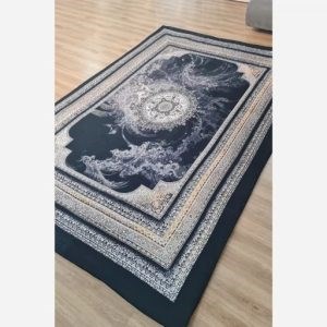 روفرشی کشدار مخمل شنل طرح مه دود U70 (پس کرایه) - 4 متری(225*150)