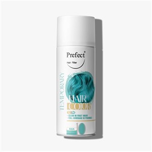 اسپری رنگ مو موقت فیروزه‌ای (AQUA) پرفکت