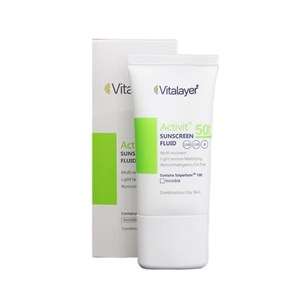 فلوئید ضدآفتاب اکتی ویت ویتالیر SPF50 بی رنگ