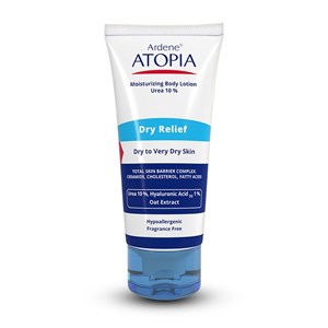 آردن آتوپیا لوسیون مرطوب کننده قوی بدن حاوی 10 درصد اوره درای ریلیف
