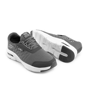 کفش ورزشی Skechers مردانه طوسی بندی