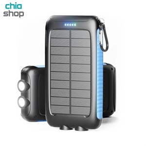 پاوربانک خورشیدی PS25k ظرفیت 49800 میلی آمپر