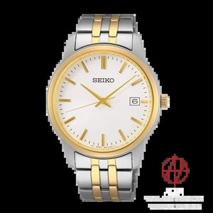 ساعت مچی مردانه سیکو (Seiko) مدل SUR402P1 (کوارتز، استیل دو رنگ، شیشه سافایر، تقویم‌دار)