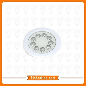 چراغ توکار استخری ۹وات مولتی کالر EMAX