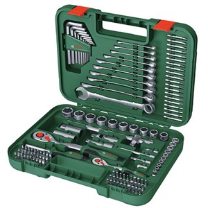 آچار و بکس بوش مدل فوق حرفه ای کد 1600A02Z9B مجموعه 132 عددی