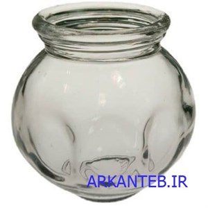 لیوان بادکش شیشه ای سایز 2 برند فالیزک ( ارسال از تهران )