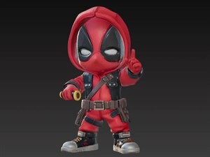 🤖 فیگور مینی ددپول (Deadpool) | چاپ سه‌بعدی رنگ‌شده |  PLA | ارتفاع ۱۲ سانتی‌متر