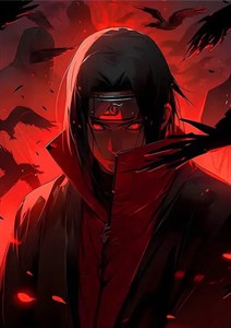 متال پوستر انیمه Naruto طرح شخصیت Itachi کد N211