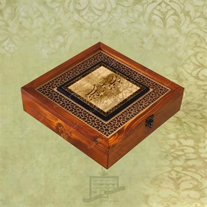 جعبه چوبی (طرح M22*1*28)-آجیل و خشکبار ، دمنوش ، گز و شکلات ، میوه خشک ، هدیه و کادو