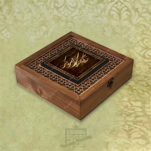 جعبه چوبی (طرح M31*1*28)-آجیل و خشکبار ، دمنوش ، گز و شکلات ، میوه خشک ، هدیه و کادو