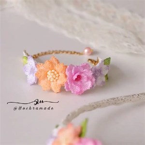 دستبند زنانه گل کد 39 