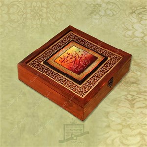 جعبه چوبی (طرح M7*1*28) -آجیل و خشکبار ، دمنوش ، گز و شکلات ، میوه خشک ، هدیه و کادو