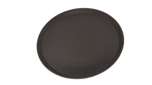 سینی استپ دار گرد 46 سانت فایبرگلاس قهوه ای کد 064 (یک عددی)
