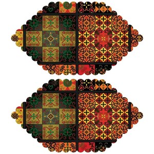 رومیزی مدل T5-42551 بسته 2 عددی | چند رنگ