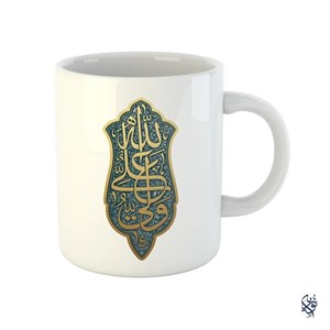 ماگ مذهبی طرح علی ولی الله نوشته طلایی