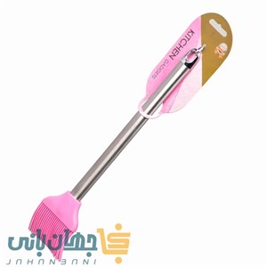 برس و لیسک فرچه سیلیکونی دسته استیل 