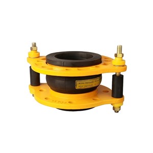 لرزه گیر لاستیکی مهاردار زرد 4 اینچ PN 10 پادفلکسور
