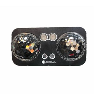 رقص نور چند کاره مدل Double Magic Ball Stage Light