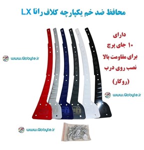 محافظ ضد خم یکپارچه رانا LX ایمن صنعت (نصب با پرچ از روی درب)