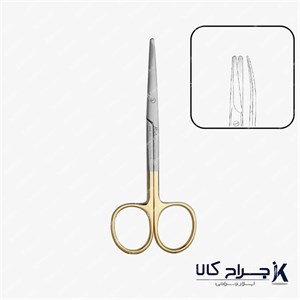 قیچی متس کرو طلایی 11.5cm Mintex