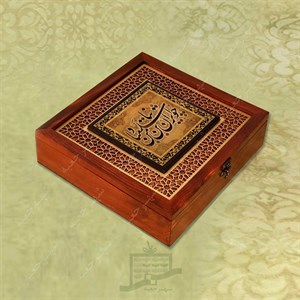 جعبه چوبی (طرح M5*1*28) -آجیل و خشکبار ، دمنوش ، گز و شکلات ، میوه خشک ، هدیه و کادو