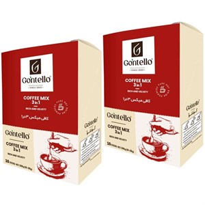 کافی میکس 3 در 1 کلاسیک گونتلو - 400 گرم بسته 2 عددی