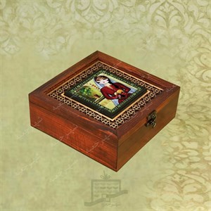 جعبه چوبی (طرح H5*1*20)-آجیل و خشکبار،دمنوش،گز و شکلات،کادو