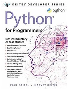 دانلود کتاب پایتون برای برنامه نویسان؛ Python for Programmers: with Big Data and Artificial Intelligence Case Studies