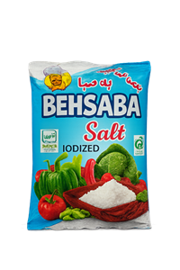 نمک ید دار تصفیه شده به صبا 700گرمی کد 281