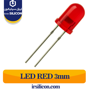 LED خود رنگ قرمز 3mm