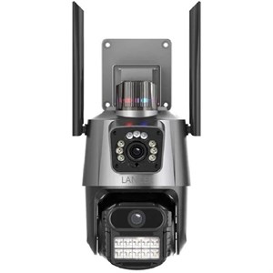 دوربین پلاک خوان IP تحت شبکه چرخشی 8MP دولنز لنز بیسیم